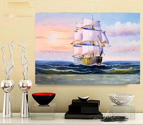 Tranh Thuyền Buồm