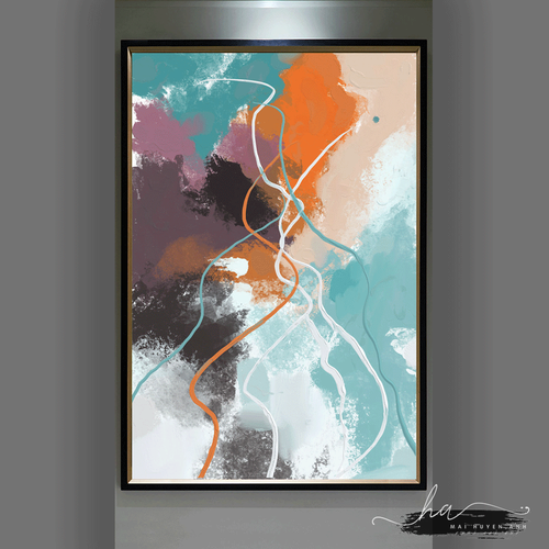 Tranh TTranh Trừu Tượng - PX1284rừu Tượng - PX1283