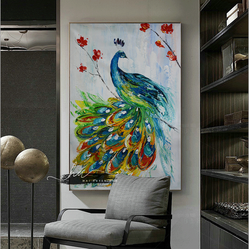 Tranh Chim Công - PX2166