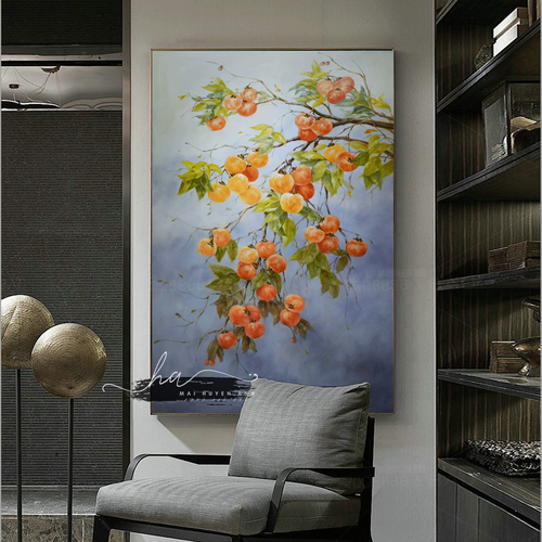 Tranh trìu tượng hoa lá - PX2188